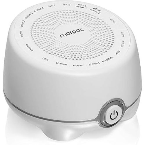 Yogasleep Whish White Noise Sound Machine, 16 Natural & Soothing Sounds, Volume Control for Baby & Adults, Get Office Privacy, Concentration, Sleep Aid, Compact for Easy Travel, Essentials for Nursery