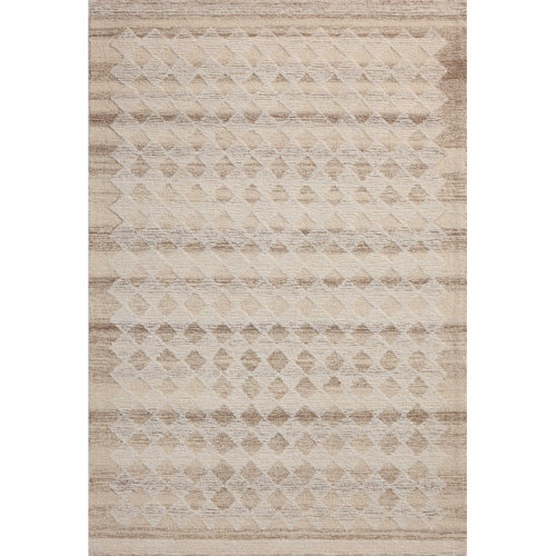Magnolia Home by Joanna Gaines x Loloi Rae Natural / Ivory Area Rug