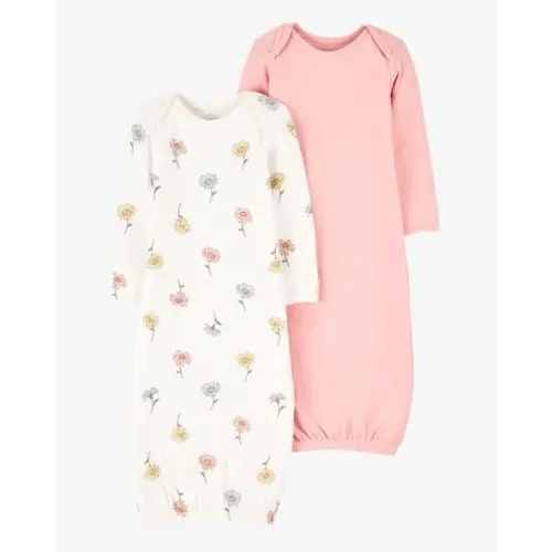 Baby 2-Pack PurelySoft Sleeper Gowns - Carter's | Carter's, NB