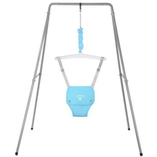 G TALECO GEAR Baby Jumper with Stand, Baby Bouncers and Jumpers for Baby Boys/Girls 6-24 Months, Easy to Assemble, Blue