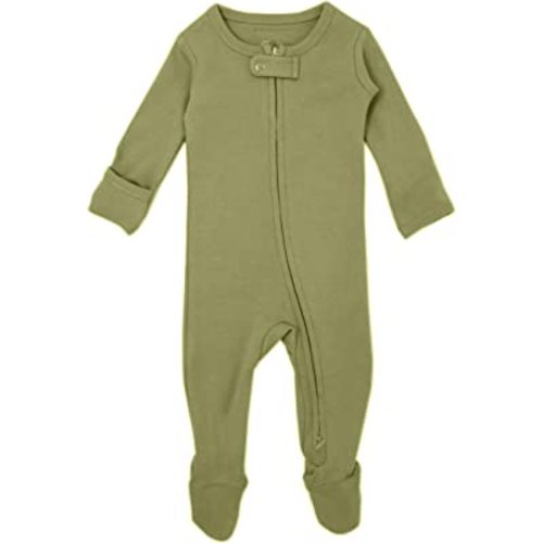 L'ovedbaby Organic Baby Zipper Footie