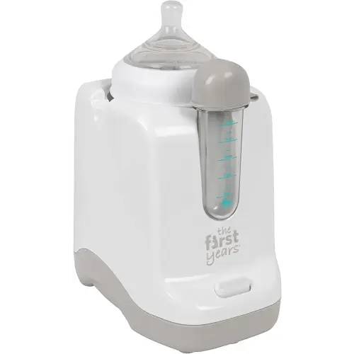 The First Years Baby Bottle Warmer and Sterilizer - Pacifier and Bottle Nipple Sanitizer - Feeding Baby Essentials for Formula or Breast Milk - Holds Multiple Sizes