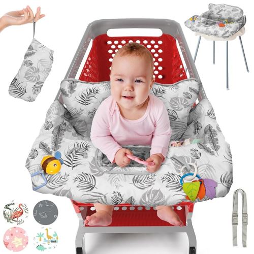 Shopping Cart Cover for Baby PILLANI, High Chair Covers for Baby Restaurant Seat, Grocery Cart Cover for Baby Girl & Boy, Market Buggy Covers for Babies, Seat Cover