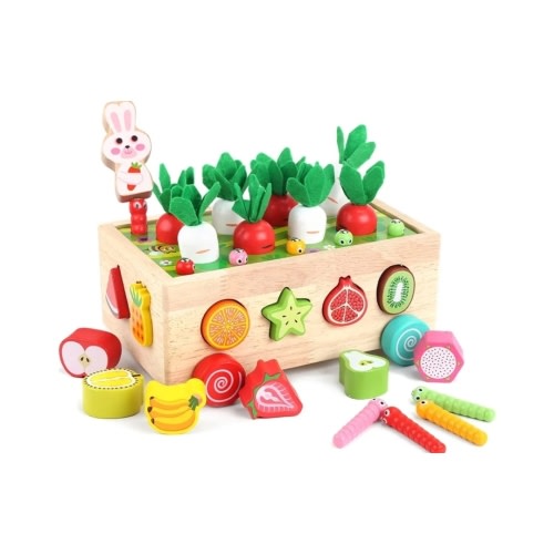 Toddlers Montessori Wooden Educational Toys for Baby Boys Girls Age 1 2 3 Year Old, Shape Sorting Toys 1st One First Birthday Girl Gifts for Kids 1-3, Wood Preschool Learning Fine Motor Skills Game