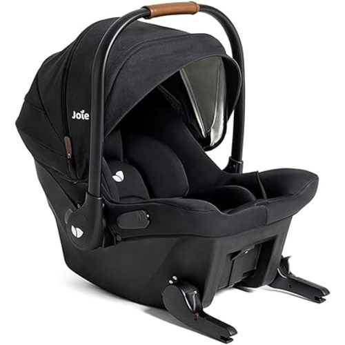 Mint Latch Baseless Infant Car Seat – Lightweight, Built-in Rigid Lower Anchor Attachments and Side-Impact Protection – No Base Installation Required, Travel-Friendly Design (Shale)