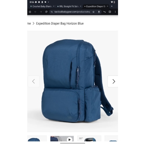 Expedition Diaper Bag Horizon Blue by TBG – Tactical Baby Gear