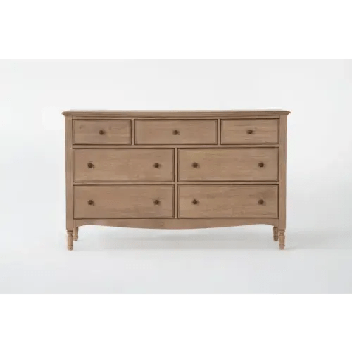 Deliah Wood 38" 7 Drawer Dresser | Living Spaces