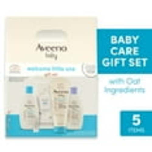 Aveeno Baby Welcome Little One Gift Set, Nourishing Oat, 5 items