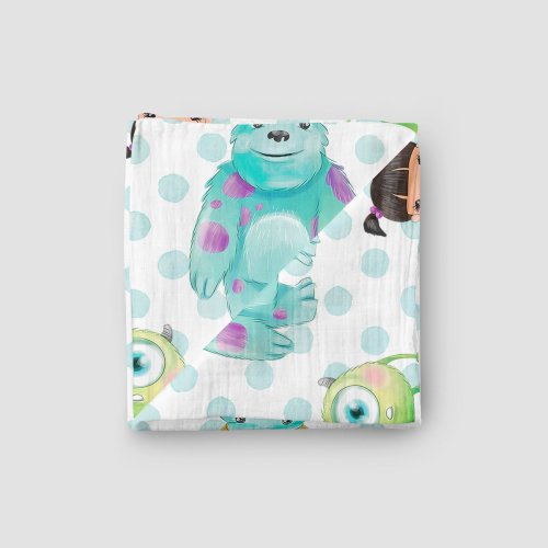 Little Monsters Muslin Swaddle Blanket – Sweet Ellie Sue