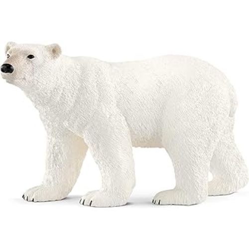 Schleich Wild Life, Animal Figurine, Animal Toys for Boys and Girls 3-8 Years Old, Polar Bear, Ages 3+