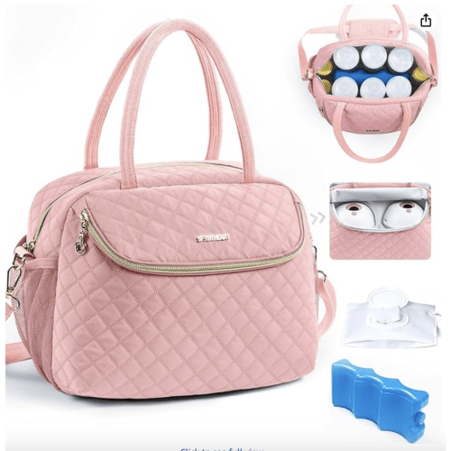 Breastmilk and Pump Cooler Travel Bag