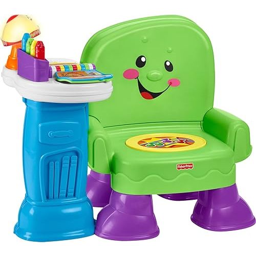 Fisher-Price Toddler Toy Laugh & Learn Song & Story Learning Chair with Music Lights & Activities for Infants Ages 1+ Years (Amazon Exclusive)