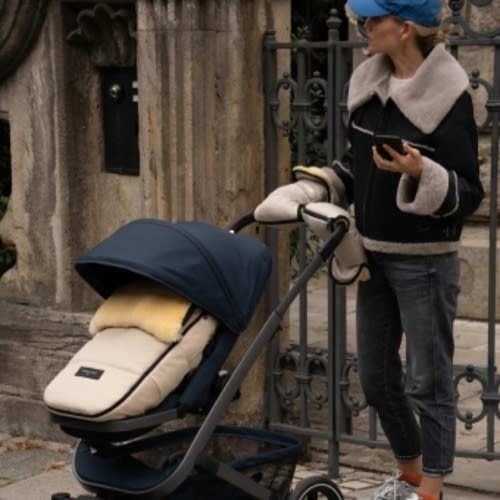 Werner Christ Baby | AROSA sheepskin footmuff ST | Werner Christ Baby