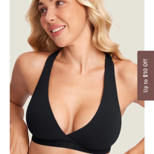 Inbarely® Crossover Racerback Nursing Bra