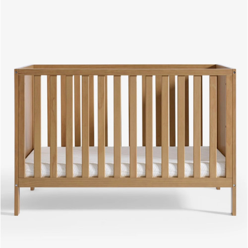 HARPPA Grevia | 5-in-1 Convertible Wooden Baby Crib – Compact Crib for Apartments, Newborn & Infant Bedding Solution, Ideal for Small Spaces