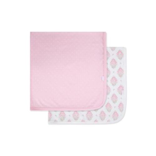 Baby Floral 2 Pack Receiving Blanket