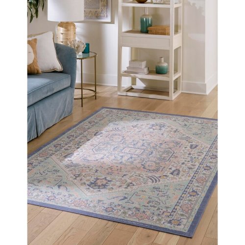 Orcon Oriental Green/Pink Area Rug