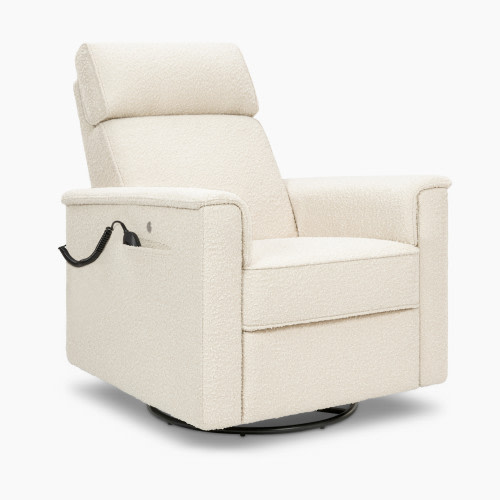 Namesake Willa Deluxe Power Recliner and Swivel Glider - Performance Ivory Boucle