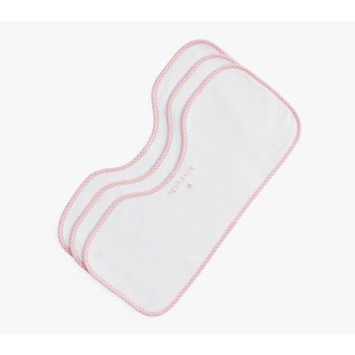 Gingham Burp Cloth, Set of 3 | Pottery Barn Kids