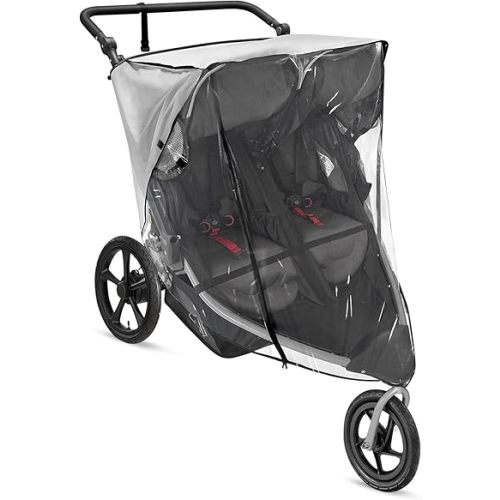 Stroller Rain Cover Compatible with BOB Gear Duallie Strollers, Weatherproof, Protect from Rain Sun Dust（(Jogger not Included)）