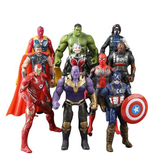 10Pcs Action Figure - 6.7"A Set Movable Figure Ornament Model, Super Hero Action Figures, Super Hero Toys for 3 Year Old Boys and Girls and Up, Classic Series