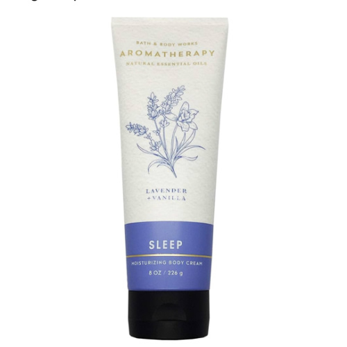 Bath and Body Works Aromatherapy SLEEP - LAVENDER VANILLA Body Cream 8 Ounce (Retired Fragrance)