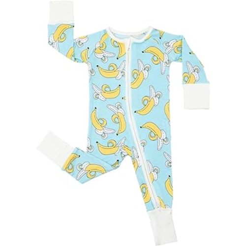 Little Sleepies Zipper Pajamas for Baby Boys & Baby Girls, Toddler Pajamas, Snug Fit, 2-Way Zipper, Viscose from Bamboo