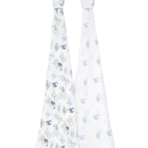 aden + anais Essentials Swaddle Wraps - 2pk, Color: Time to Dream