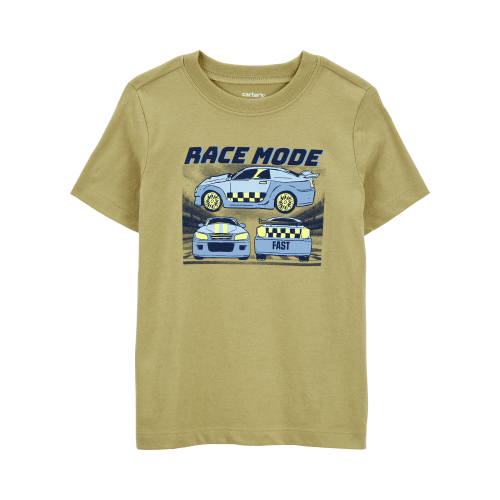 Toddler Race Car Short-Sleeve Tee - Gold - Carter's | Carter's