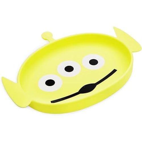 Bumkins Disney Toddler and Baby Suction Plate, Grip Dish for Babies and Kids, Baby Led Weaning, Feeding Supplies, Sticks to Tables and Highchairs, Platinum Silicone, for Children 6 Months, Toy Story