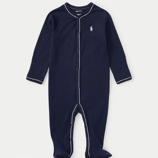Cotton Jersey Footed Coverall | One-Pieces Baby | Ralph Lauren