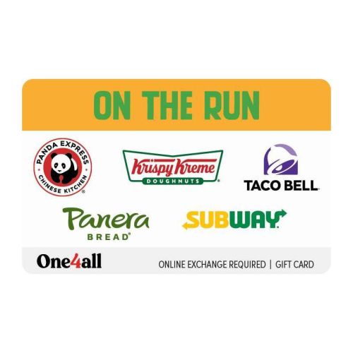 On The Run $25 Gift Card (Email Delivery)