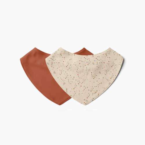 Goumi Kids x Babylist 2 Pack Bandana Bibs - Terrazzo + Clay