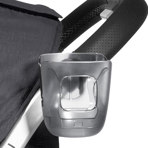 Stroller Cup Holder for Uppababy, Baby Cup Holder Compatible with Vista, Cruz, and Minu - Fits Most Cup Sizes, Quick-Release Design, 1 Pack, Grey