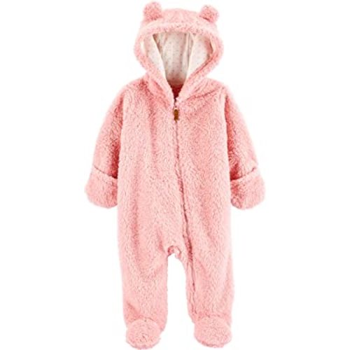 Carter's 0-9 Months Hooded Sherpa Bunting Pram