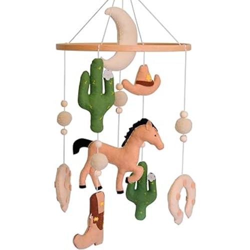 Western Baby Mobile, Cowboy Mobile for Crib, Crib Mobile for Boys, Western Nursery Decor Mobile,Baby Cowboy Nursery Decor