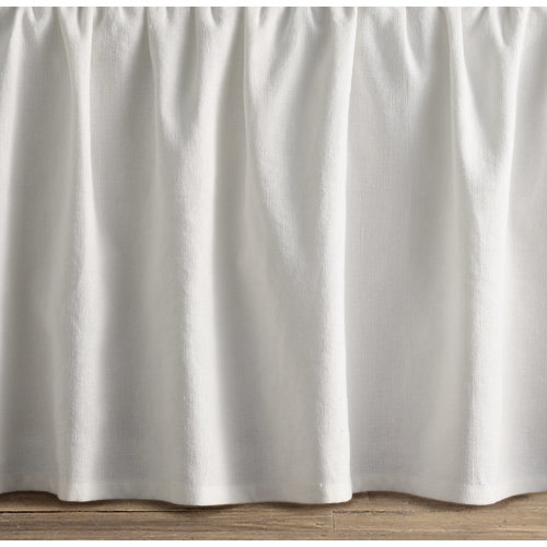 Washed Linen-Cotton Crib Skirt | RH Baby & Child