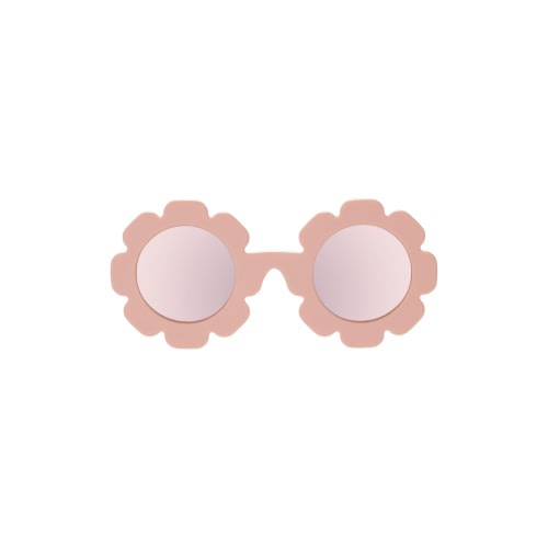 Babiators Peachy Keen 43mm Mirrored Polarized Flower Shaped Sunglasses, 0-2 Y