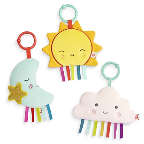 B. toys- B. baby- Crinkly Touch and Feel Baby Book- Two Soft Baby Books – Fabric Cloth Books for Babies – Interactive Sounds & Illustrations – Touch & Feel – 2 pcs – 6 Months +