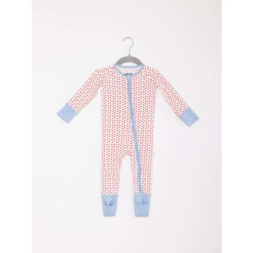 Red Heart Sleep Romper