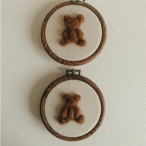 hand felt embroidery