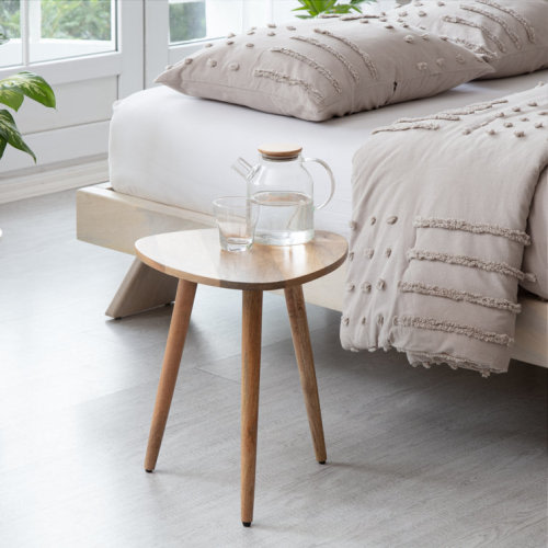 Baird Solid Wood 3-Leg End Table