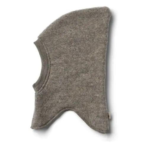 Wheat - Eli Polar Wool Balaclava - Frosted brown | Smallable