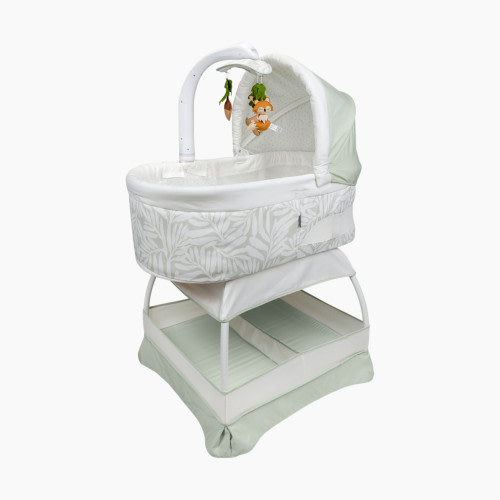 TruBliss Sweetli Calm Bassinet - Sage Fern Leaves