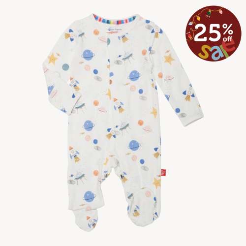 0-3M stellar tails modal magnetic parent favorite footie – Magnetic Me