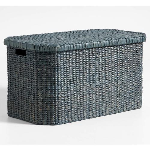 Rudy Rattan Blue Kids Toy Bin by Jake Arnold