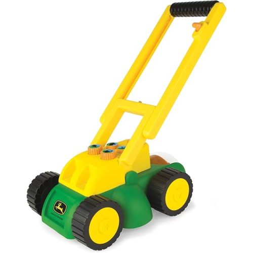 TOMY John Deere Electronic Toy Lawn Mower - Lawn Mower Toy with Interactive Sounds and Buttons - Toddler Outdoor Toys - Summer Toys - Ages 2 Years and Up