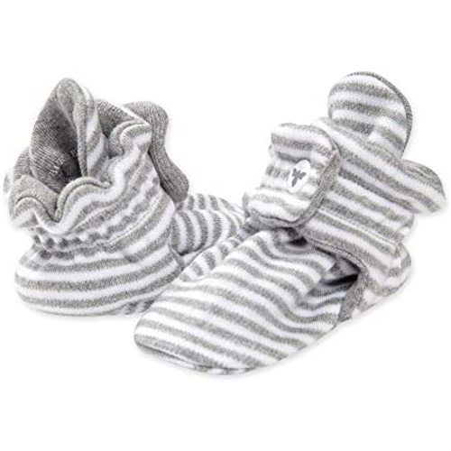 Burt's Bees Baby Booties, Organic Cotton Adjustable Infant Sock
