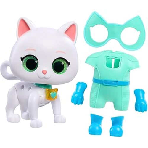 Just Play Disney Junior SuperKitties Cat-Tastic Transforming Bitsy, Kids Toys for Ages 3 Up