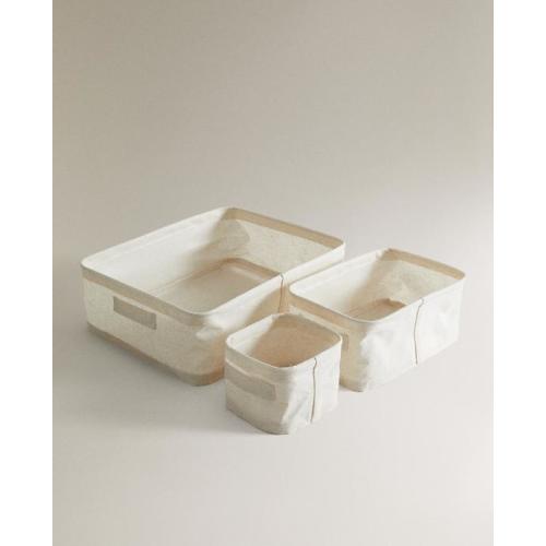 LINEN ORGANIZER BASKET | Zara Home United States of America